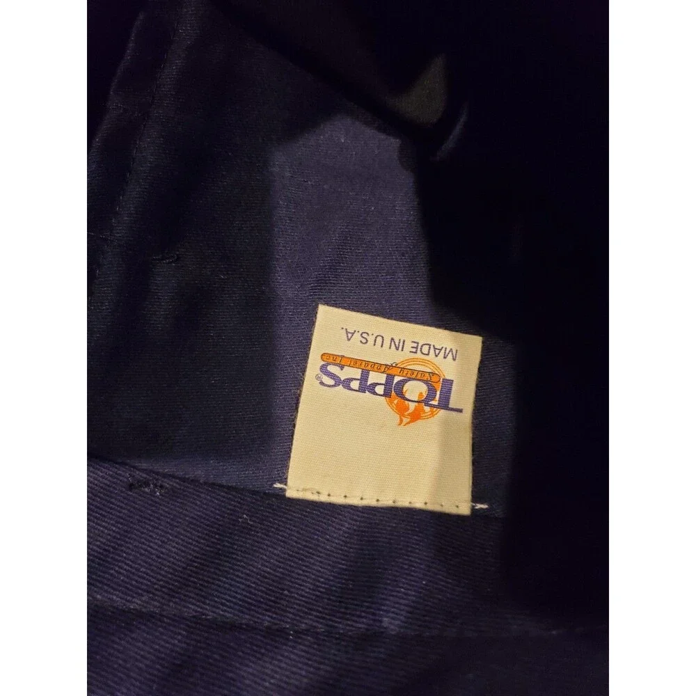 NWT Topps FireWear Safety Apparel Flame Resistant FR Pants Navy Modacrylic 40